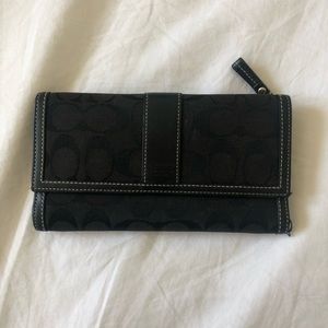 COACH trifold wallet